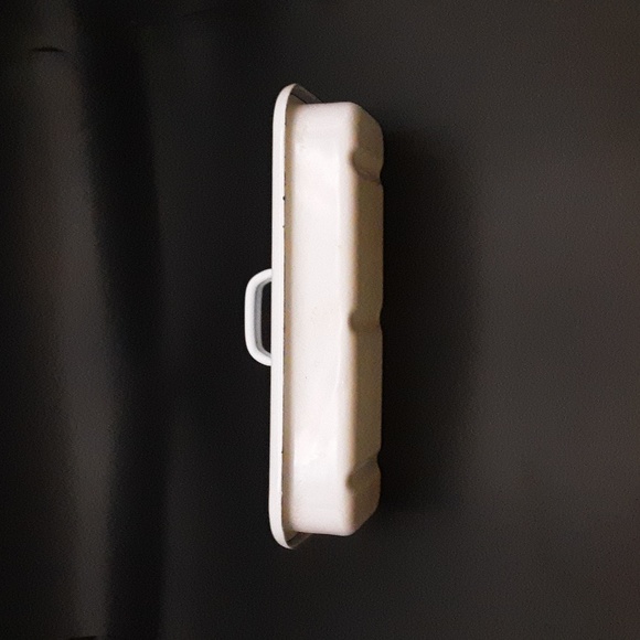 Vintage White and Black Enamel Medical/Surgical Tray w/ Lid - Picture 5 of 10